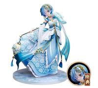 ENFILY REM Figurines, Re:Zero Start Life in Another World REM Figurine Statue 25 cm/9,8 pouces Robe de style chinois REM Visage changeable PVC Figurine d'action Statue Modèle
