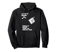 Enfin Avoir Le Temps de résoudre ce Design de Puzzle Sweat à Capuche