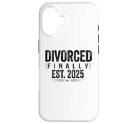 Enfin Divorcé Est 2025 Drôle Divorcé Divorcé Femmes Hommes Coque pour iPhone 16