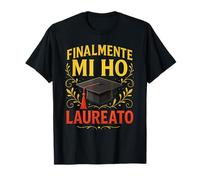 Enfin je me suis diplômé phrase drôle diplôme homme T-Shirt