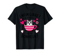 Enfin Libre Plus De Réveil Que du Bonheur Cadeau De Retraité T-Shirt Graphique avec Valeur