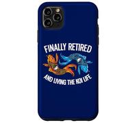 Enfin retraité et Vivre la Vie Koi Coque pour iPhone 11 Pro Max