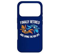 Enfin retraité et Vivre la Vie Koi Coque pour iPhone 17 Pro