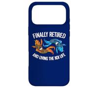 Enfin retraité et Vivre la Vie Koi Coque pour iPhone 17 Pro Max