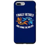 Enfin retraité et Vivre la Vie Koi Coque pour iPhone 7 Plus/8 Plus