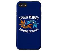 Enfin retraité et Vivre la Vie Koi Coque pour iPhone SE (2020) / 7/8