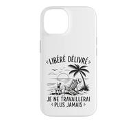 Enfin Retraité Libéré Délivré Cadeau Départ Retraite Coque pour iPhone 14