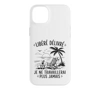 Enfin Retraité Libéré Délivré Cadeau Départ Retraite Coque pour iPhone 14 Plus