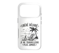 Enfin Retraité Libéré Délivré Cadeau Départ Retraite Coque pour iPhone 17 Pro