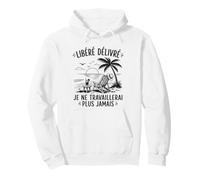 Enfin Retraité Libéré Délivré Cadeau Départ Retraite Sweat à Capuche