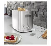 ENFINIGY Toaster Grille Pain électrique 2 Tranches avec grille Zwilling Argent