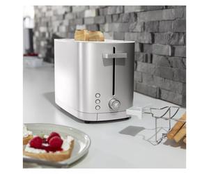 ENFINIGY Toaster Grille Pain électrique 2 Tranches avec grille Zwilling Argent