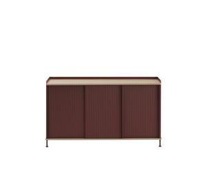 Enfold Armoire 148x45 Chêne/Rouge Foncé