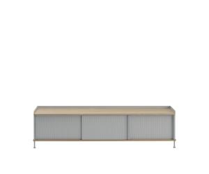 Enfold Armoire 186x45 Chêne/ Gris