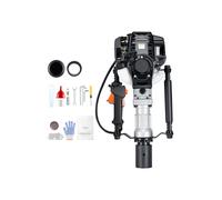 Enfonceur de Poteau - DUOKU - JH-68 - Moteur 4 Temps 1000 W - 2 Têtes d'Enfoncement - Essence 37,7 cc