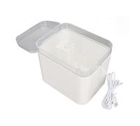 Enforose Fontaine à Eau pour Chat 3,8 L Filtration à Cycle Automatique Intelligente et Silencieuse Distributeur d'eau pour Animaux de Compagnie 2 en 1 avec Plateau Facile à (EnforoseT3BDI-12)