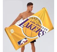 Enfunt-Home Basket-Ball Serviettes de Plage Bain Towel Beach Serviette de Bain Microfibre Towels, Sable et à Séchage Rapide Les Adolescents (100x200cm,A)