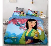 Enfunt-Home Mulan Housse De Couette 140x200 en Microfibre Parure De Lit avec Et Taies d'oreiller 65 * 65cm