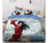 Enfunt-Home Mulan Housse De Couette 140x200 en Microfibre Parure De Lit avec Et Taies d'oreiller 65 * 65cm