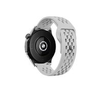 ENFYUSTR 18mm 20mm 22mm hole Silicone Band for Samsung Galaxy Watch 7 FE 6 5 4(2-Light gray,22mm)