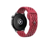 ENFYUSTR 18mm 20mm 22mm hole Silicone Band for Samsung Galaxy Watch 7 FE 6 5 4(6-Vermilion,18mm)