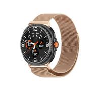 ENFYUSTR Bracelet auto-amorçant en métal Milan for Samsung Galaxy Watch 8 Classic/Watch7 Ultra 47 mm(Rose gold,For Galaxy Watch 7 Ultra)