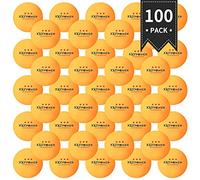 ENG Lot de 100Pcs Ping-Pong Balles de Tennis de Table en résine ABS 40 mm 3 étoiles pour Exercices, Entraînements, Club de Tennis de Table, Amateurs, Adultes et Enfants Jeux,Orange