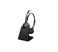 Engage 55 SE Stereo (Low Power) - Micro-casque - sur-oreille - DECT - sans fil - USB-A via adaptateur DECT - Certifié pour Microsoft Teams