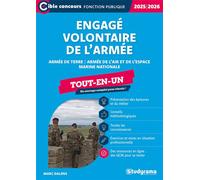 Engagé volontaire de l’armée -?Tout-en-un (Édition 2025-2026) Armée de terre - Armée de l'air et de l'espace - Marine nationale - Marc Dalens - Studyrama Eds - broché - Scolaire / Universitaire
