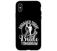Engagée Aujourd'hui, mariée de Demain, Future mariée Coque pour iPhone X/XS