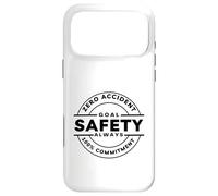 Engagement Goal Zero | La sécurité d'abord | Cadeau Champion de sécurité Coque pour iPhone 17 Pro Max