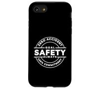 Engagement Goal Zero | La sécurité d'abord | Cadeau Champion de sécurité Coque pour iPhone SE (2020) / 7/8