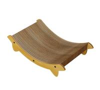 Engaging Cat Scratch Pad, Pet Bed Lounger, Interactive Enrichment Toy for Kittens and Puppies, Ideal to Responsive Protects Furniture, Sofa, Door, Wall Multi-Use Sleep & Play Mat Accessory
