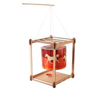 Engaging Craft Ensemble Scientifique de zootrope en Bois pour Expérience de Physique Jouet éducatif Activité d ' Apprentissage créative Jouet de Physique