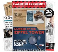 Engaging Unsolved Murder Mystery Game - Murder at the Eiffel Tower - Jeu d'évasion passionnant pour adultes avec dossier mystère de intrigant - Jeux de détective, résolution de crime, jeu