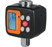 ENGC-340 Digital Display Meter 1/2'' to 1/4'' 1/2'' to 3/8'' Adapters High Accuracy 4 Units Backlit Display Perfect for Automotive Bike Bicycle Motorcycle DIY & Home Repairs