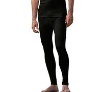Engel Ange Naturel Legging pour Homme Soie Et Laine Bio-Taille 50/52 (Noir)