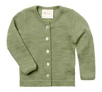 Engel - Baby-Cardigan Wool - Cardigan - 62/68 - salbeigrün melange
