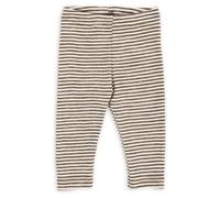 Engel - Baby-Leggings Feinripp dick - Legging - 74/80 - walnuss melange / natur