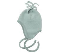 Engel - Baby Wool Fleece - Bonnet - 74/80 - bergblau melange