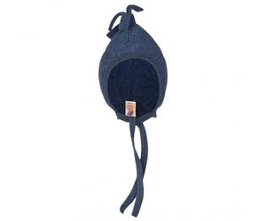 Engel - Baby Wool Fleece - Bonnet - 86/92 - blau melange