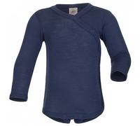 Engel - Body enveloppant L/S enfant - Sous-vêtement mérinos - 74/80 - marine