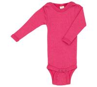 Engel - Body manches longues bébé avec boutons aux épaules - Sous-vêtement mérinos - 98/104 - himbeere