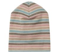 Engel, Bonnet pour bébé à fines côtes en laine et soie, Couleur pastel, 2-3