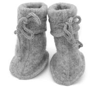 Engel - Chaussures bébé avec bandelettes - Chaussons de chalet - EU 62/68 - hellgrau melange