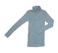 Engel - Col roulé L/S pour femmes - Sous-vêtement en soie - 38/40 - bergblau