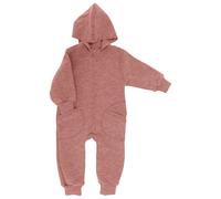 Engel - Combi bébé avec capuche et zip - Combinaison - 74/80 - rose melange