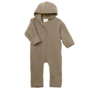 Engel - Combinaison bébé avec capuche et zip - Combinaison - 62/68 - walnuss melange