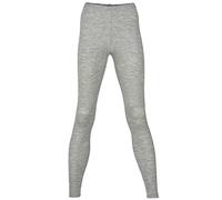 Engel Natur Legging femme 70% laine vierge bio 30% soie certifié GOTS Gris clair mélangé 40/42