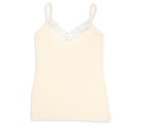 Engel - Débardeur avec dentelle pour femmes - Sous-vêtement en soie - 38/40 - natur